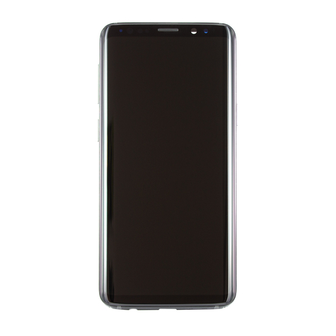 Samsung g960f galaxy s9 original ersatzteil lcd display / touchscreen mit rahmen schwarz