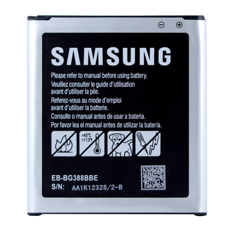 Samsung -Lithium Ion Batterij G388f, G389f Galaxy Xcover 3 2200mah