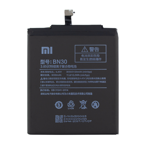 Xiaomi Lithium Ionenbatterij Bn30 Xiaomi Redmi 4a 3030mah