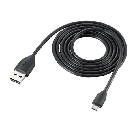 Câble data micro usb htcdc m410 câble 1m universal noir