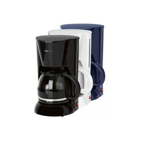 Machine à café clatronic ka 3473 (blanc)