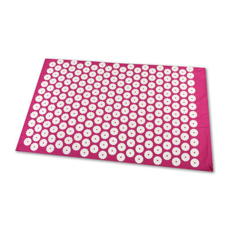 Tapis d'acupression shanti (65 x 41 cm, pink)