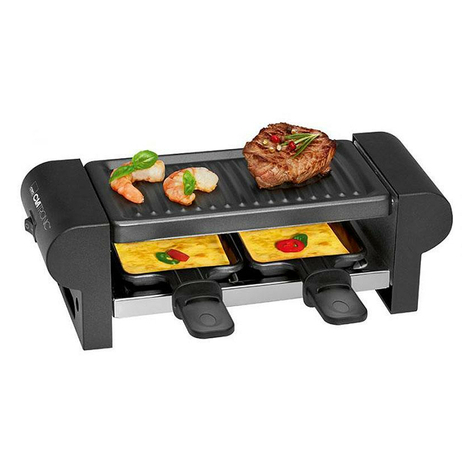 Clatronic 2 Persoons Raclette Grill Rg 3592 Zwart