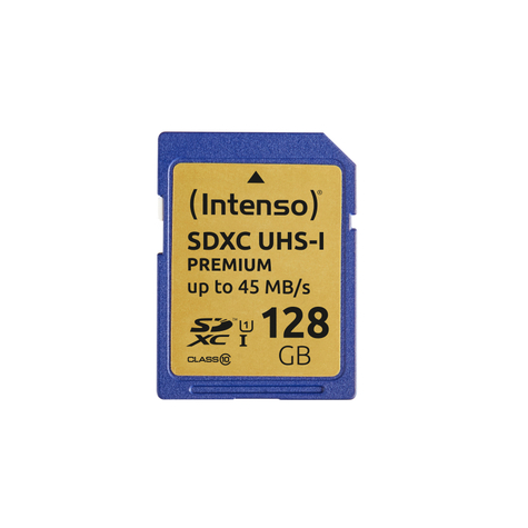 Intenso Secure Digital Card Sd Klasse 10 Uhs-I 128 Gb Geheugenkaart