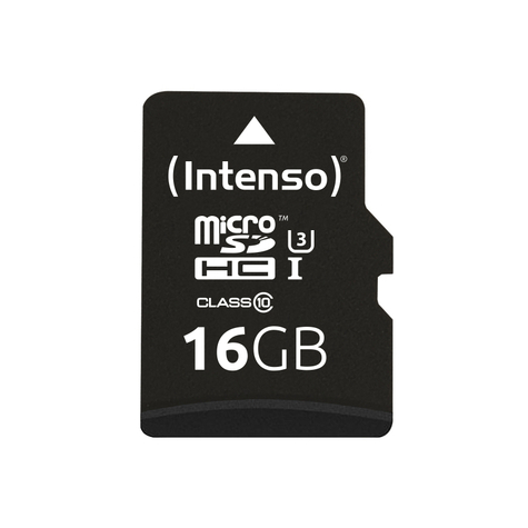 Carte mémoire intenso secure digital carte mémoire micro sd uhs-i professional 16 go