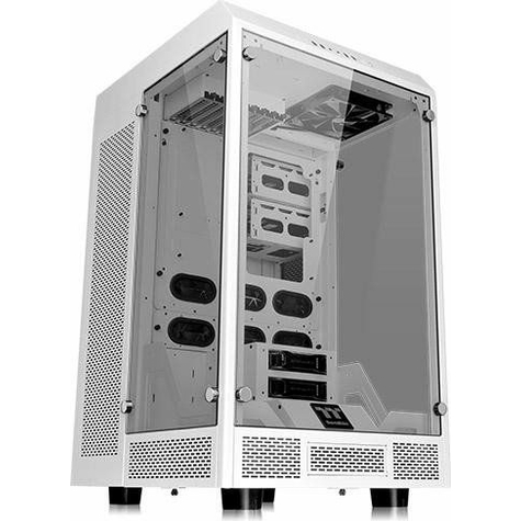 thermaltake la tour complète 900 e-atx snow edit. avec 3 fenêtres de visualisation