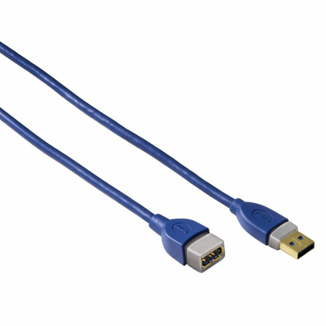 câble hama usb 3.0 de 1,8 m type-a st./bu. bleu