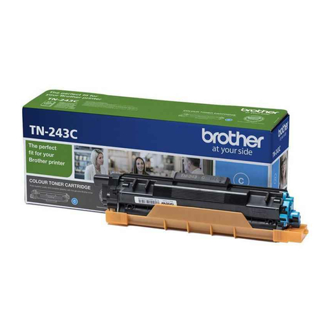 Brother tn-243c toner cyan pour environ 1.000 pages