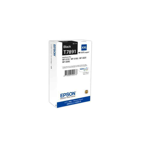 Epson C13t789140 Print Cartridge T7891 Xxl Black 4,000 Pages