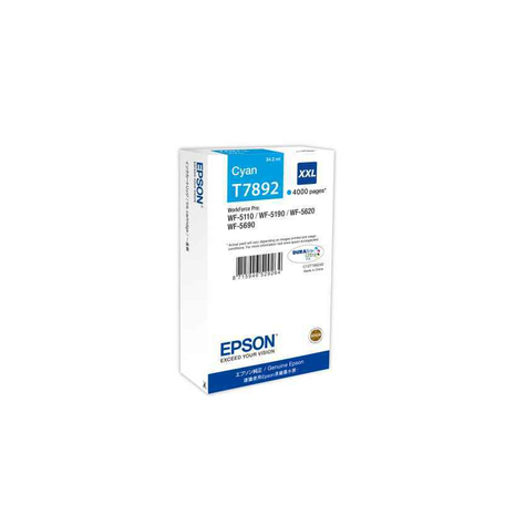 Epson C13t789240 Inktcartridge T7892 Xxl Cyaan 4.000 Pagina S