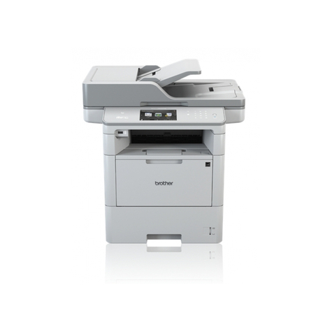 Brother Mfc-L6800dw Zwart-Wit Laserprinter Scanner Copier Apparaat Fax Lan Wlan Nfc