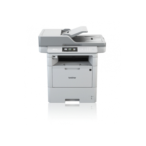 Brother Mfc-L6900dw Zwart-Wit Laserprinter Scanner Kopieerapparaat Apparaat Fax Lan Wlan Nfc