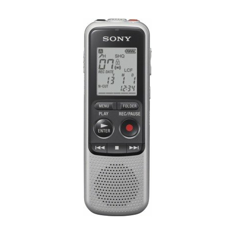 Sony icd-bx140 enregistreur vocal numérique mono 4 go gris