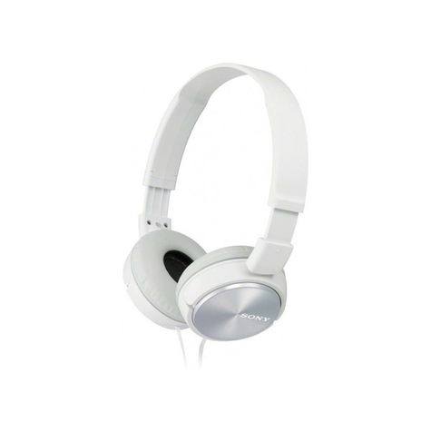 Sony mdr-zx310w casque supra-auriculaire - blanc