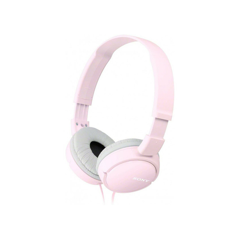 Sony mdr-zx110ap casque on ear - fonction casque pliable rose
