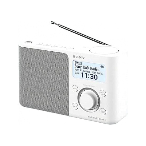 Sony xdr-s61db radio numérique fm/dab+ blanc