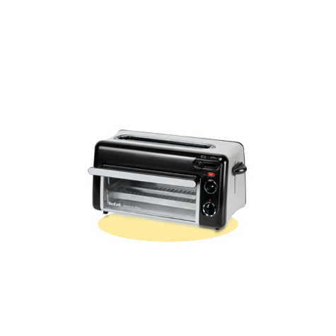 Tefal Tl 6008 Broodrooster Met Mini-Oven Toast N Grill Zwart / Aluminium Mat