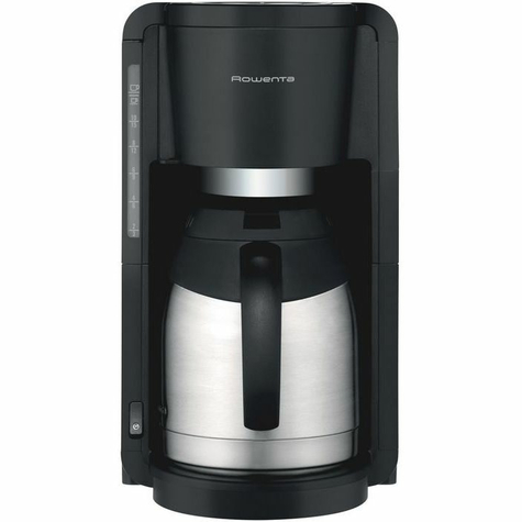 rowenta ct 3818 machine à café thermique en acier inoxydable noir/inox