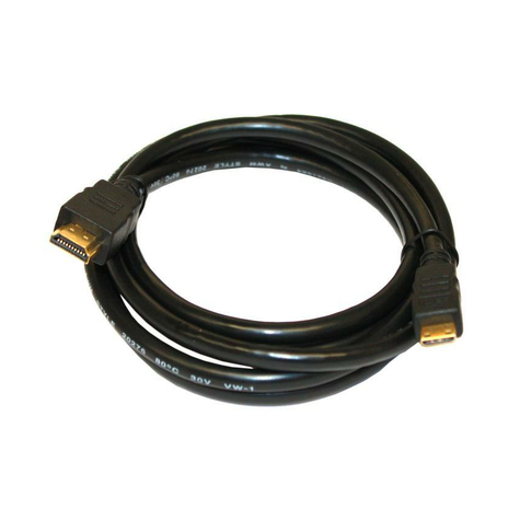 Reekin hdmi-mini hdmi câble 2,0 mètre (high speed with ethernet)