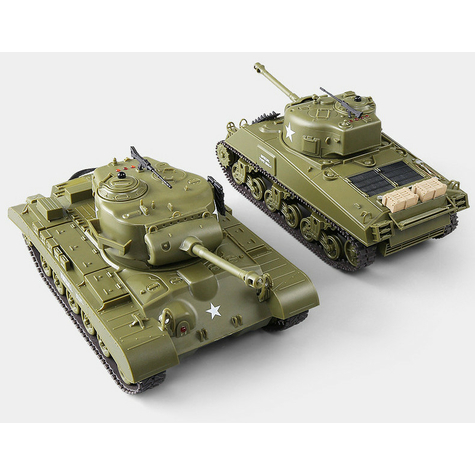 Rc panzer battle 2er set système de combat infrarouge simulation de combat 1h30 de heng long