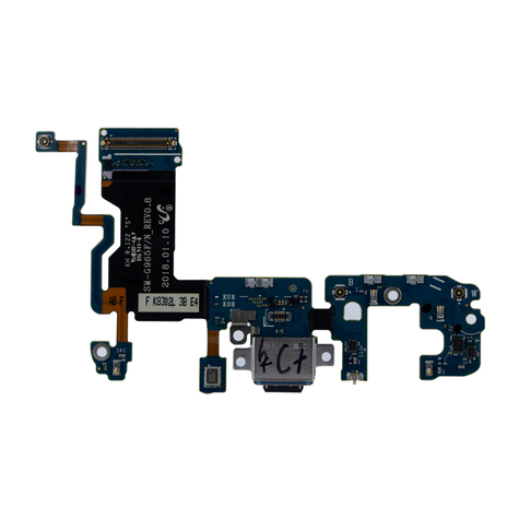 Vervangstuk Flex Kabel Micro Usb-Schakelaar Samsung G960-Melkweg S9