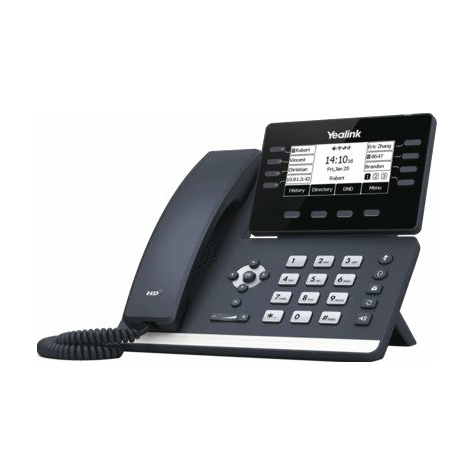 Yealink SIP-T52S, VoIP téléobjectif (SIP), sans alimentation, PoE