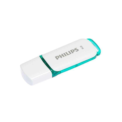 Philips usb 2.0 8go snow edition vert fm08fd70b/10
