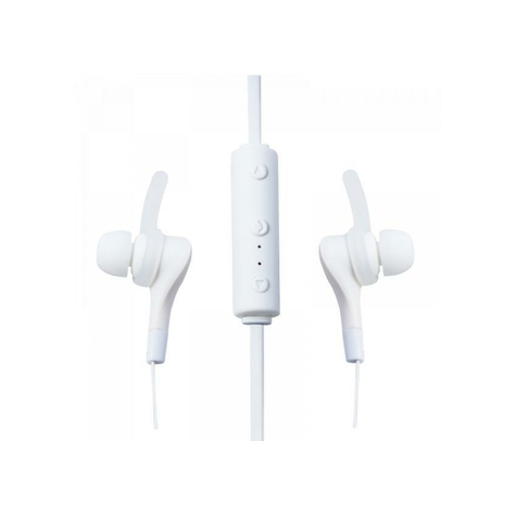 Logilink Bluetooth Stereo In-Ear Hoofdtelefoon, Wit (Bt0040w)