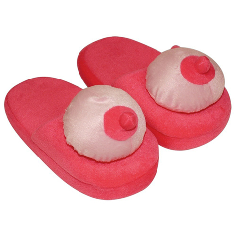 Nouveautes : rose boob slippers