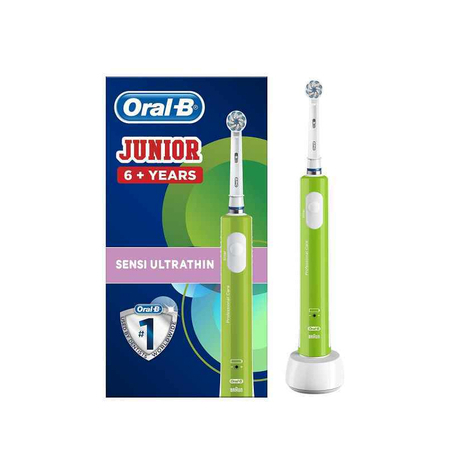Oral-B Junior Groene Elektrische Tandenborstel Voor Kinderen Vanaf 6 Jaar