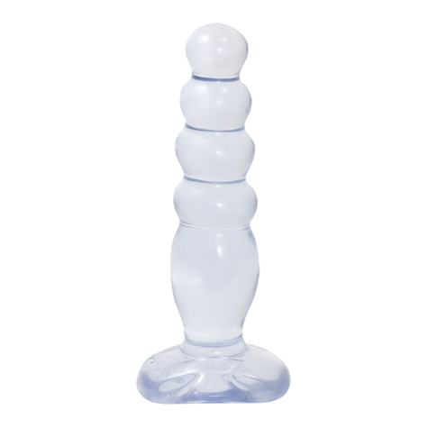Plug anal : crystal jellies anal delight clear