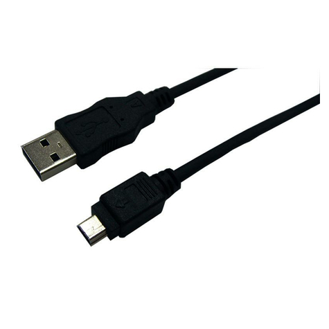 Mini câble logilink usb 2.0 (type-a) à usb, noir, 3 m