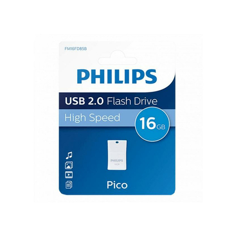 Philips Usb-Stick 16 Gb 2.0 Usb-Stick Pico Fm16fd85b/00