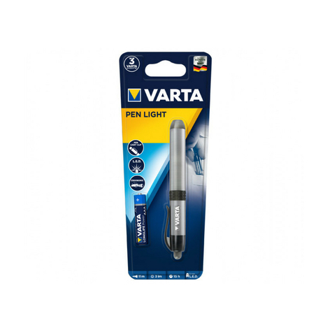 Varta led lampe de poche stylo easy line 16611 101 421