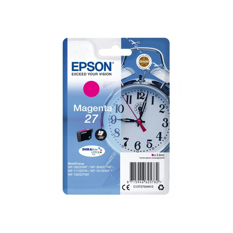 Epson Inktwekker Magenta C13t27034012 | Epson C13t27034012