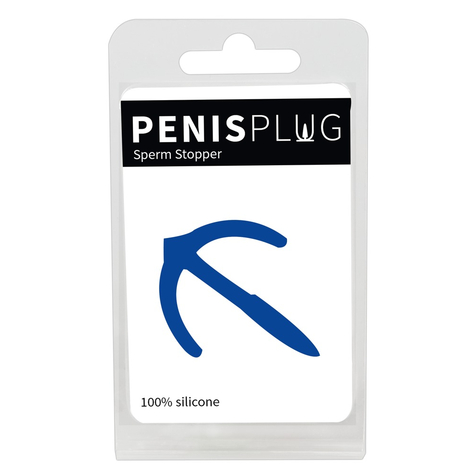 Penisplug sperm anchor blue