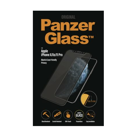 Panzerglass p2664   film de protection anti reflets   mobile/smartphone   apple   iphone x/xs/11 pro   résistant aux rayures   incassable   résistant aux chocs   1 pièce(s)