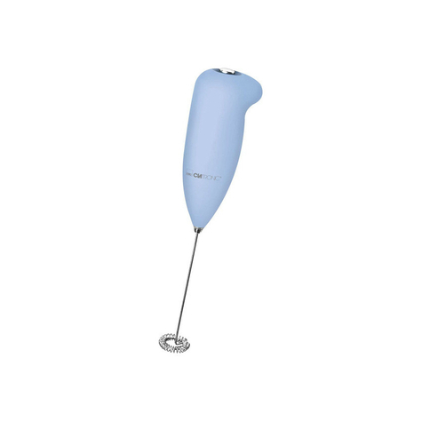 Fouet éléctrique pour mousse de lait clatronic ms 3089 bleu