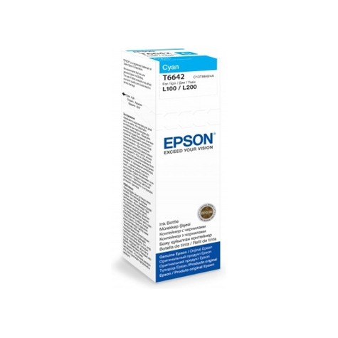 Epson T6642 Origineel Cyaan Epson L100/L110/L200/L300/L355/L550 1 Stuk(S) 62 Mm 145 Mm