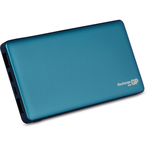 Gp battery portable powerbank mp10ma - bleu - universel - rectangle - ce - lithium polymère (lipo) - 10000 mah
