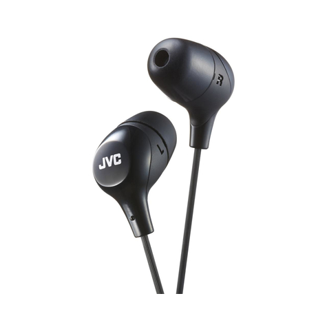 Jvc ha-fx38-b-e ecouteurs intra-auriculaires - écouteurs - écouteur - noir - iphone - avec fil - 1 m