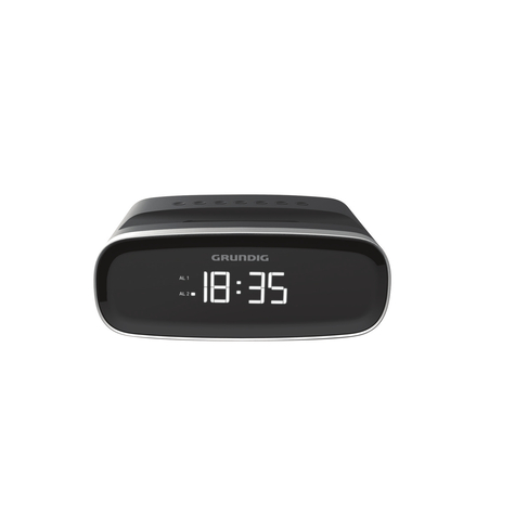 Grundig sonoclock 1500 - horloge - analogique et numérique - am,fm - 1 w - led - noir