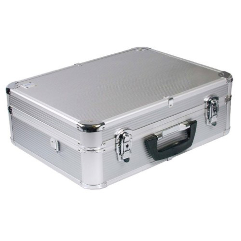 Dörr Zilver 30 Aktetas/Klassieke Koffer Zilver Aluminium 270 Mm 340 Mm 145 Mm