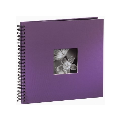 Hama fine art spiral album - violet - 34x32/50 - violet - 10 x 15 - 13 x 18 - 340 mm - 320 mm