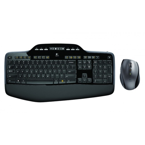 Logitech Wireless Desktop Mk710 - Tastatur-Und-Maus-Set - 2.4 Ghz - Spanisch