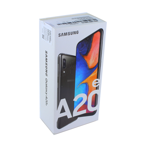 Samsung a202f galaxy a20e boîte d'origine avec accessoires sans appareil