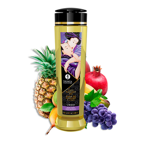 Shunga huile de massage libido (exotic fruits) 240ml