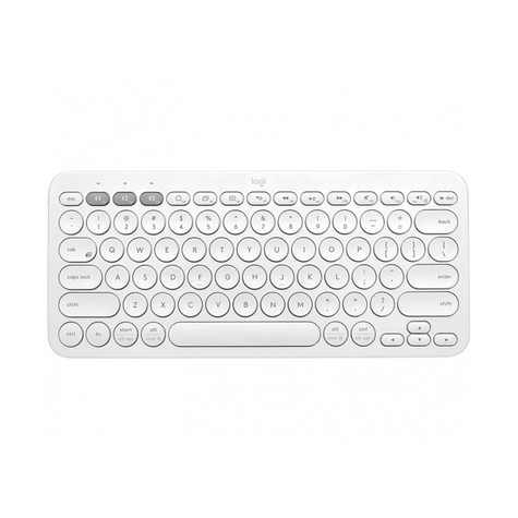 Logitech Keyboard K380 Multi-Device Bluetooth, White