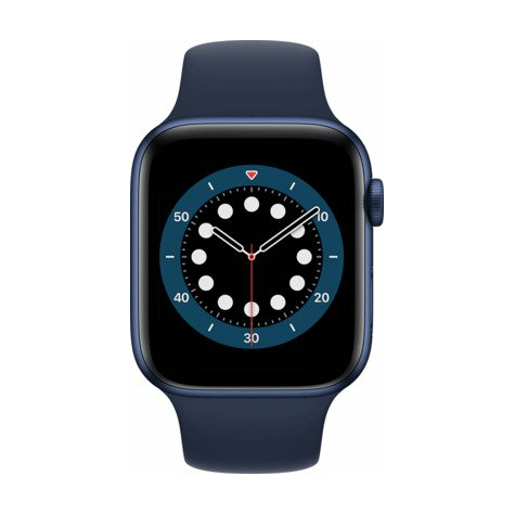 apple watch ser. 6 44 mm alu bleu/loop bleu foncé