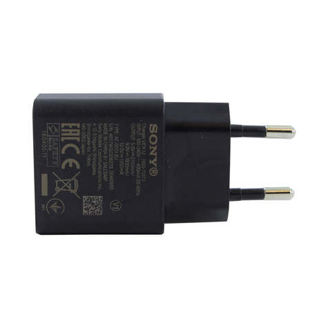 Sony uch12 fast charger noir 2.7a